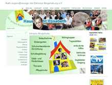 Tablet Screenshot of jugendhilfe-haus-elisabeth.de